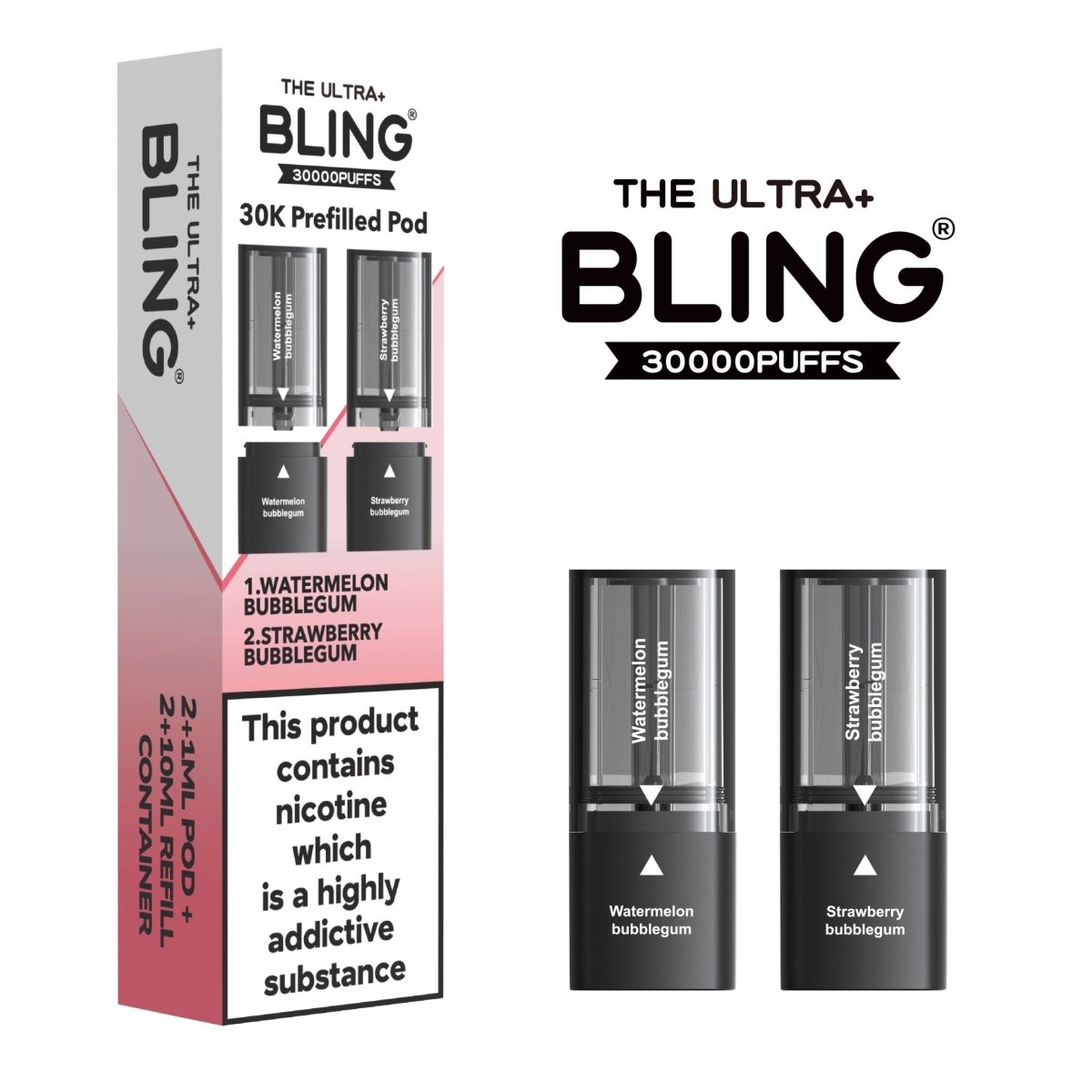 The Crystal Bling - The Bling Ultra Plus 30k Replacement PODS - The No1 Plug