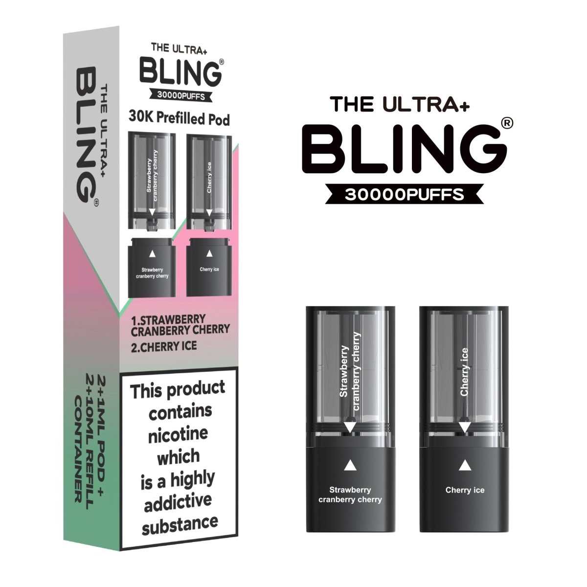 The Crystal Bling - The Bling Ultra Plus 30k Replacement PODS - The No1 Plug
