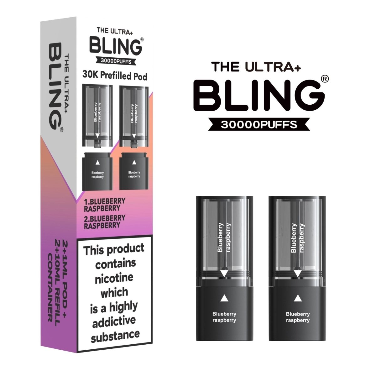 The Crystal Bling - The Bling Ultra Plus 30k Replacement PODS - The No1 Plug