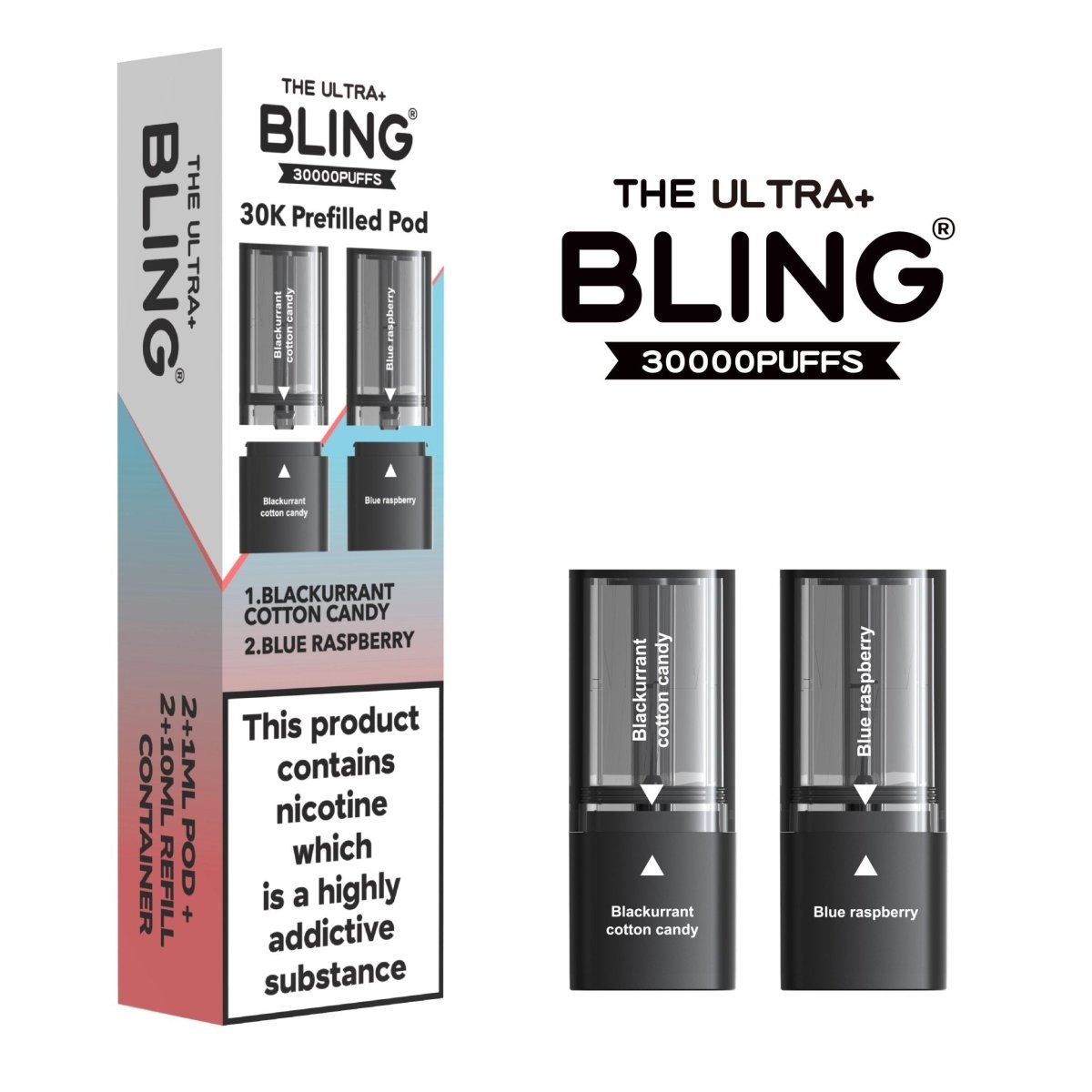 The Crystal Bling - The Bling Ultra Plus 30k Replacement PODS - The No1 Plug