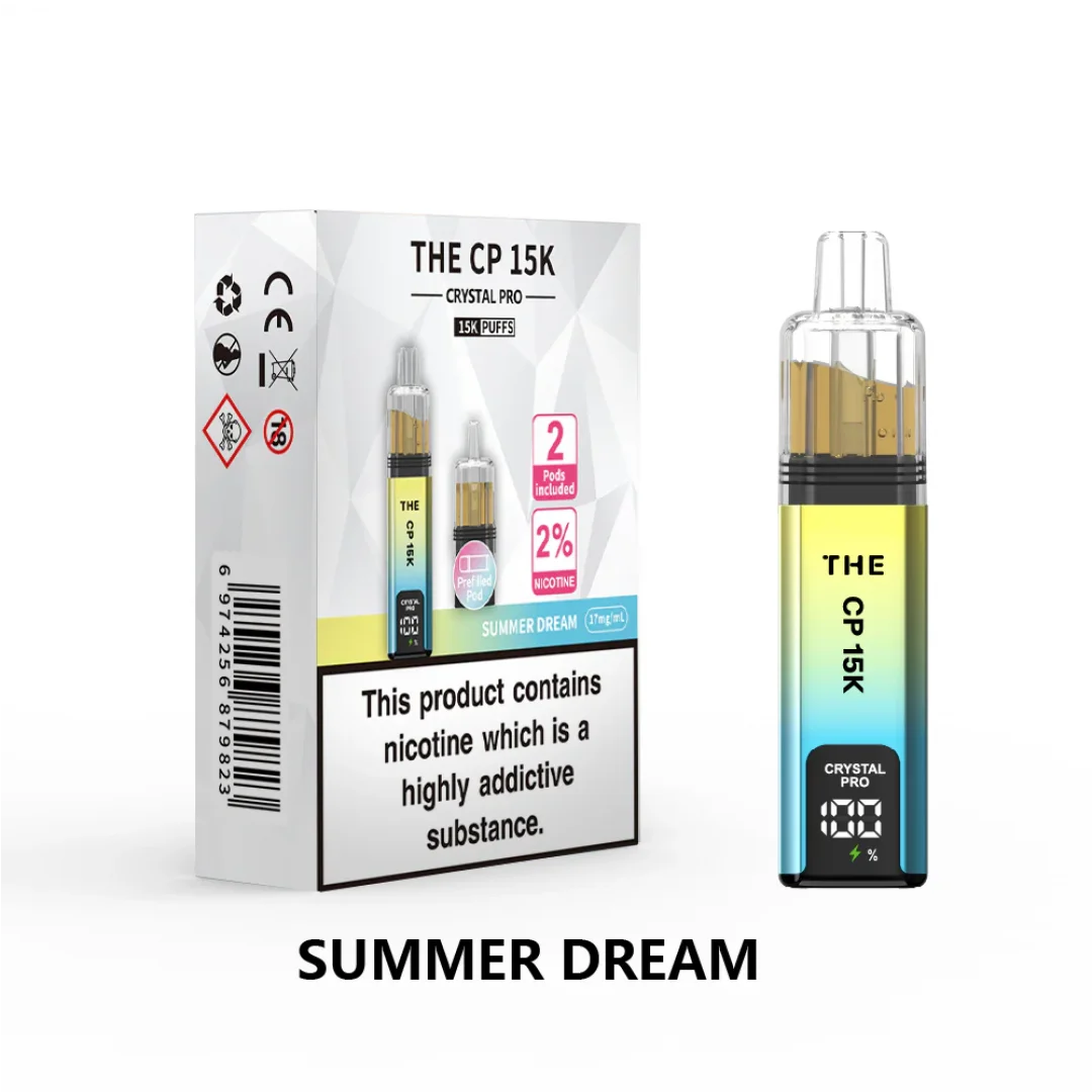 The CP 15K Prefilled VAPE by Crystal Pro (BOX OF 5)