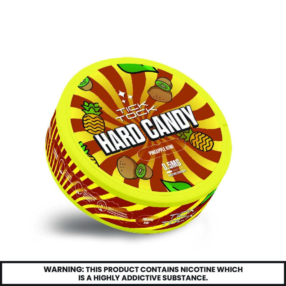 Tick Tock - Tick Tock Nicotine Hard Candy 0.5mg - Pack of 5 - The No1 Plug