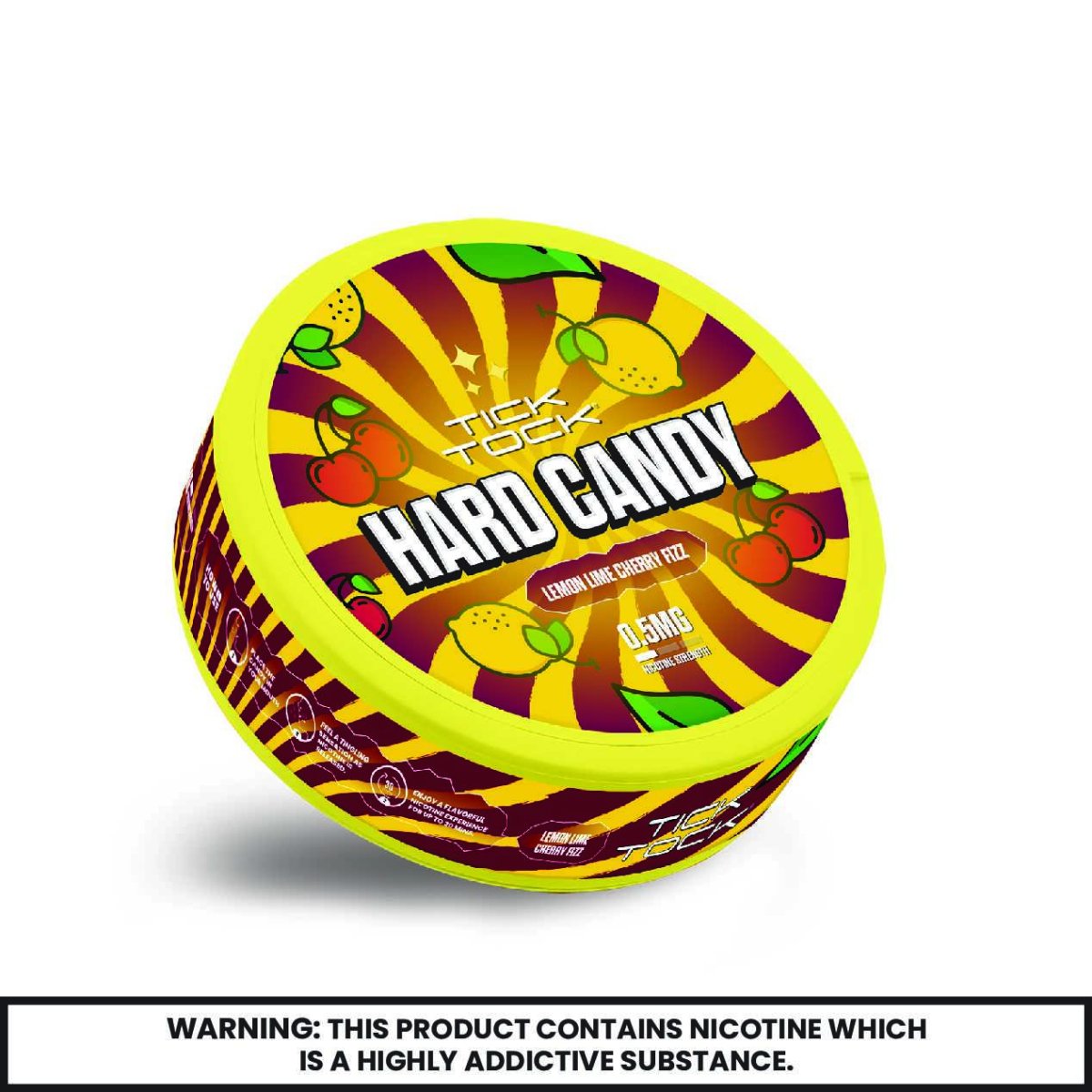 Tick Tock - Tick Tock Nicotine Hard Candy 0.5mg - Pack of 5 - The No1 Plug