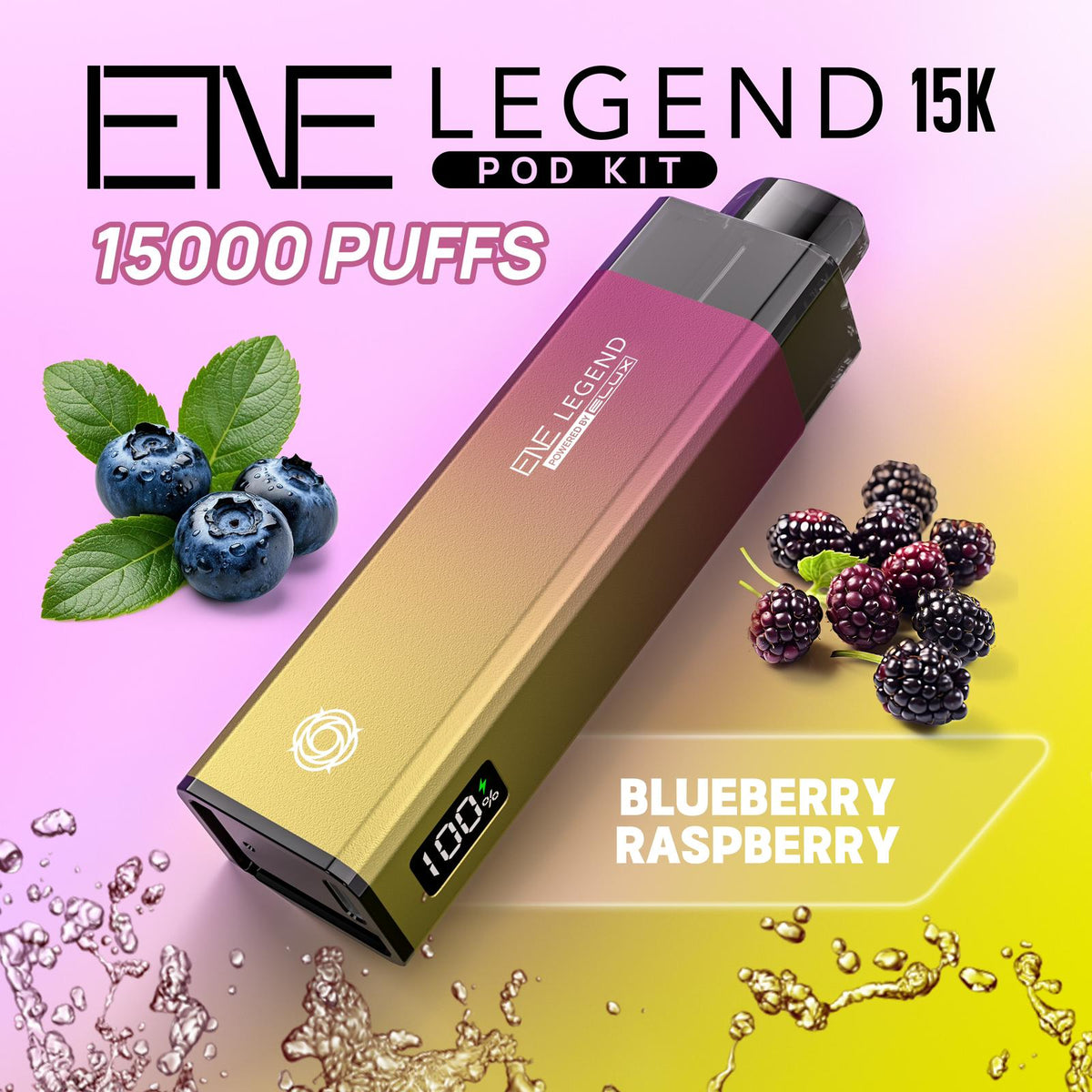 Elux ENE Legend 15k Vape Pod Kit Pack of 5 - Elux ENE Legend 15k Vape Pod Kit Pack of 5 - Direct Vape Wholesale