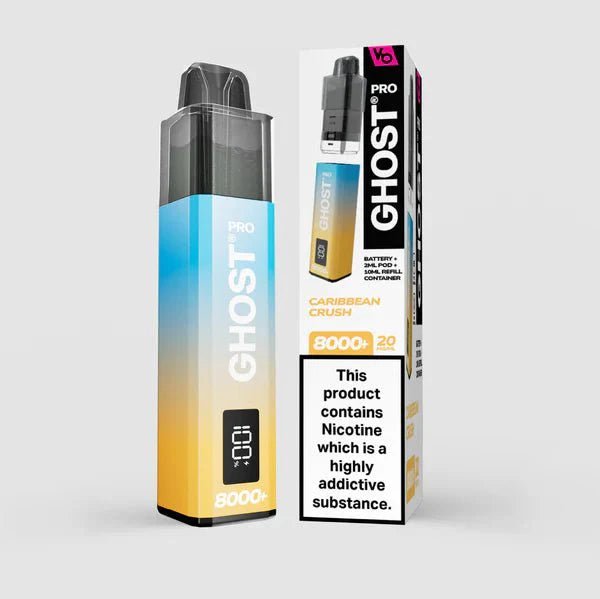 Vapes Bars - Vapes Bar Ghost Pro 8000 Prefilled VAPE (BOX OF 5) - The No1 Plug