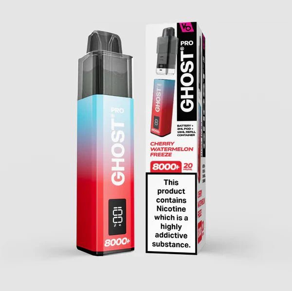 Vapes Bars - Vapes Bar Ghost Pro 8000 Prefilled VAPE (BOX OF 5) - The No1 Plug