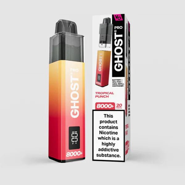 Vapes Bars - Vapes Bar Ghost Pro 8000 Prefilled VAPE (BOX OF 5) - The No1 Plug