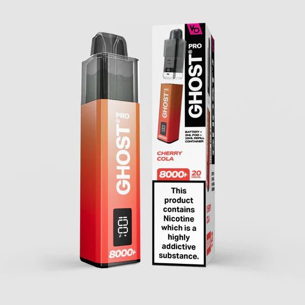 Ghost Pro 8000 Prefilled Pods Box of 5 No1 Plug Ghost Pro 8000 Prefilled Pods Box of 5 No1 Plug