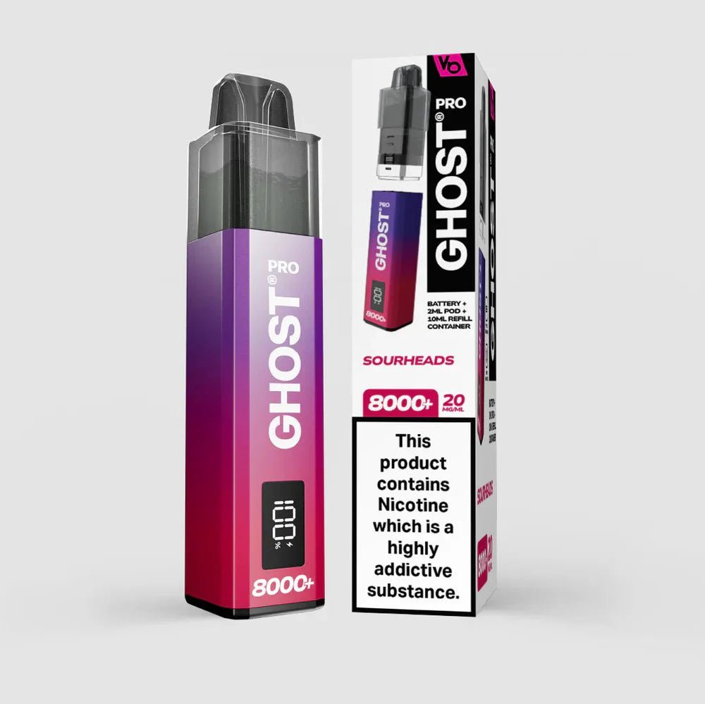 Ghost Pro 8000 Prefilled Pods Box of 5 No1 Plug Ghost Pro 8000 Prefilled Pods Box of 5 No1 Plug
