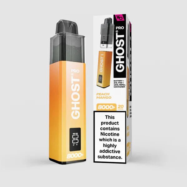 Vapes Bars - Vapes Bar Ghost Pro 8000 Prefilled VAPE (BOX OF 5) - The No1 Plug