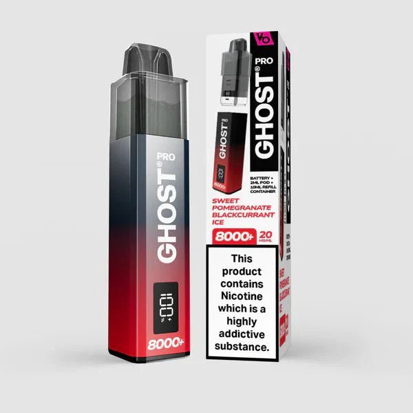 Vapes Bars - Vapes Bar Ghost Pro 8000 Prefilled VAPE (BOX OF 5) - The No1 Plug