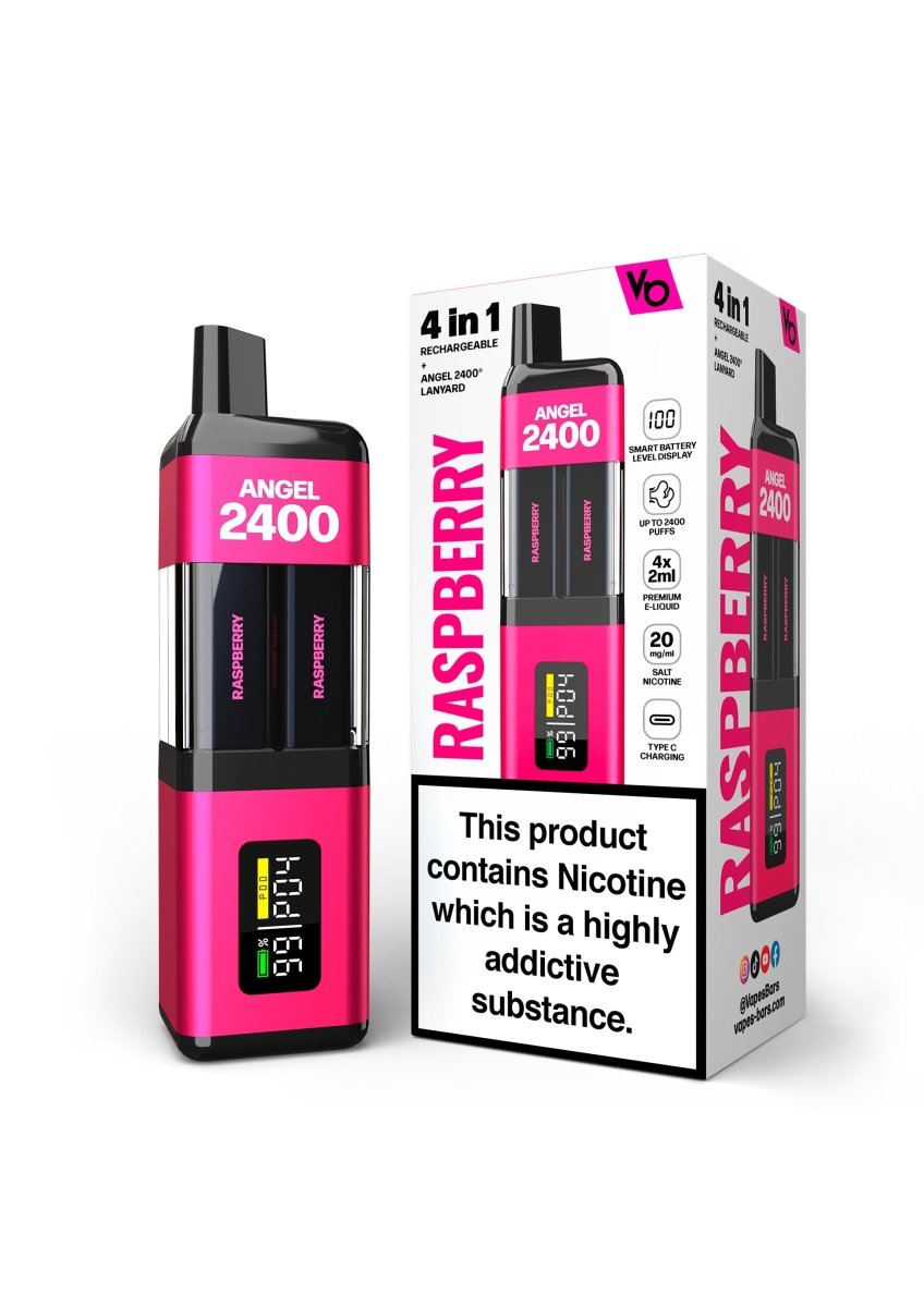 Vapes Bars - Vapes Bars Angel 2400 Puffs Disposble Vape (Pack of 5) - theno1plugshop