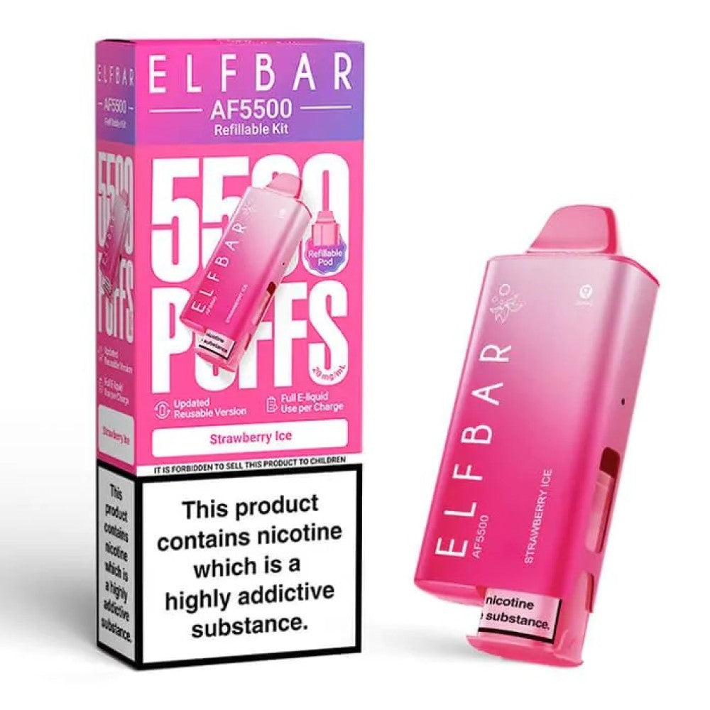 Elf Bar AF5500 Prefilled Vape Kit Box of 5