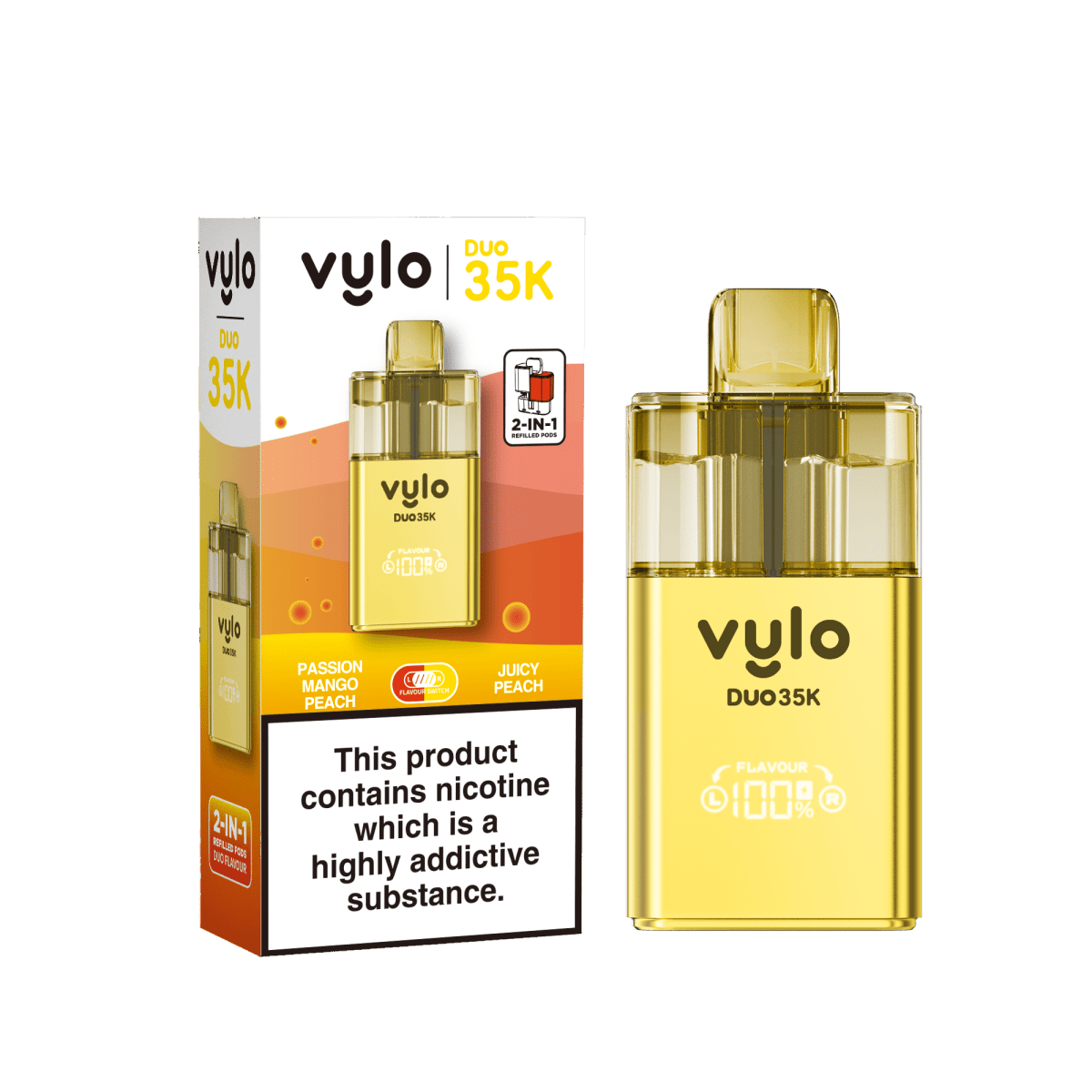 Vylo - Vylo Duo 35k Prefilled 2 in 1 Pod Vape (BOX OF 5) - The No1 Plug