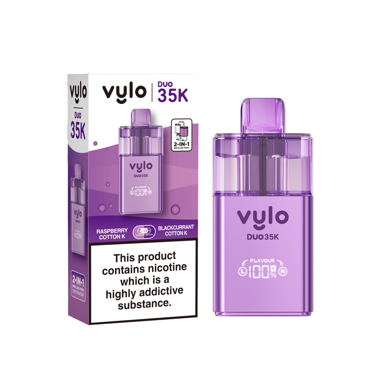 Vylo - Vylo Duo 35k Prefilled 2 in 1 Pod Vape (BOX OF 5) - The No1 Plug