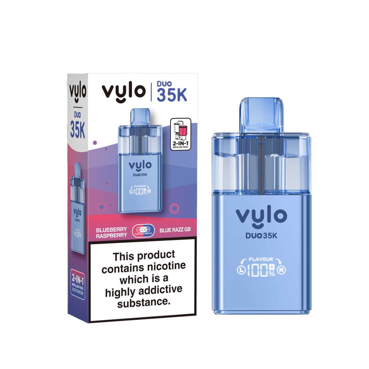 Vylo - Vylo Duo 35k Prefilled 2 in 1 Pod Vape (BOX OF 5) - The No1 Plug