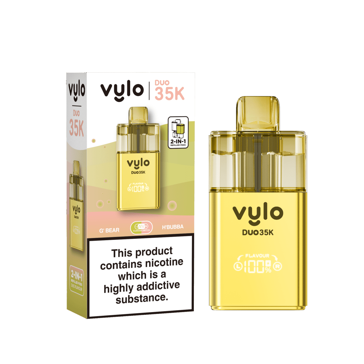 Vylo - Vylo Duo 35k Prefilled 2 in 1 Pod Vape (BOX OF 5) - The No1 Plug