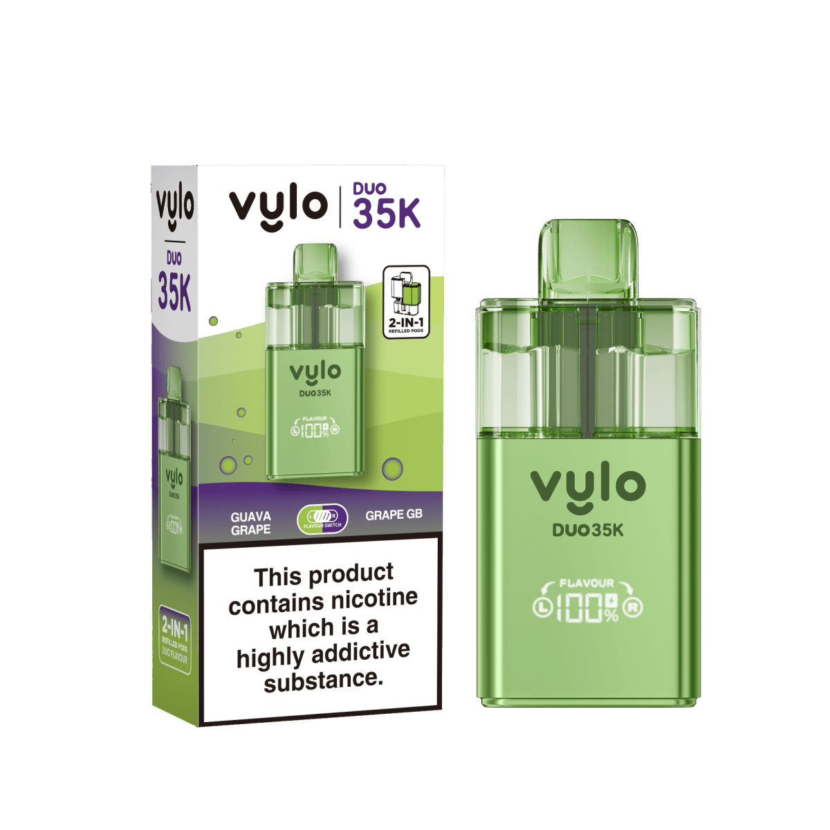 Vylo - Vylo Duo 35k Prefilled 2 in 1 Pod Vape (BOX OF 5) - The No1 Plug