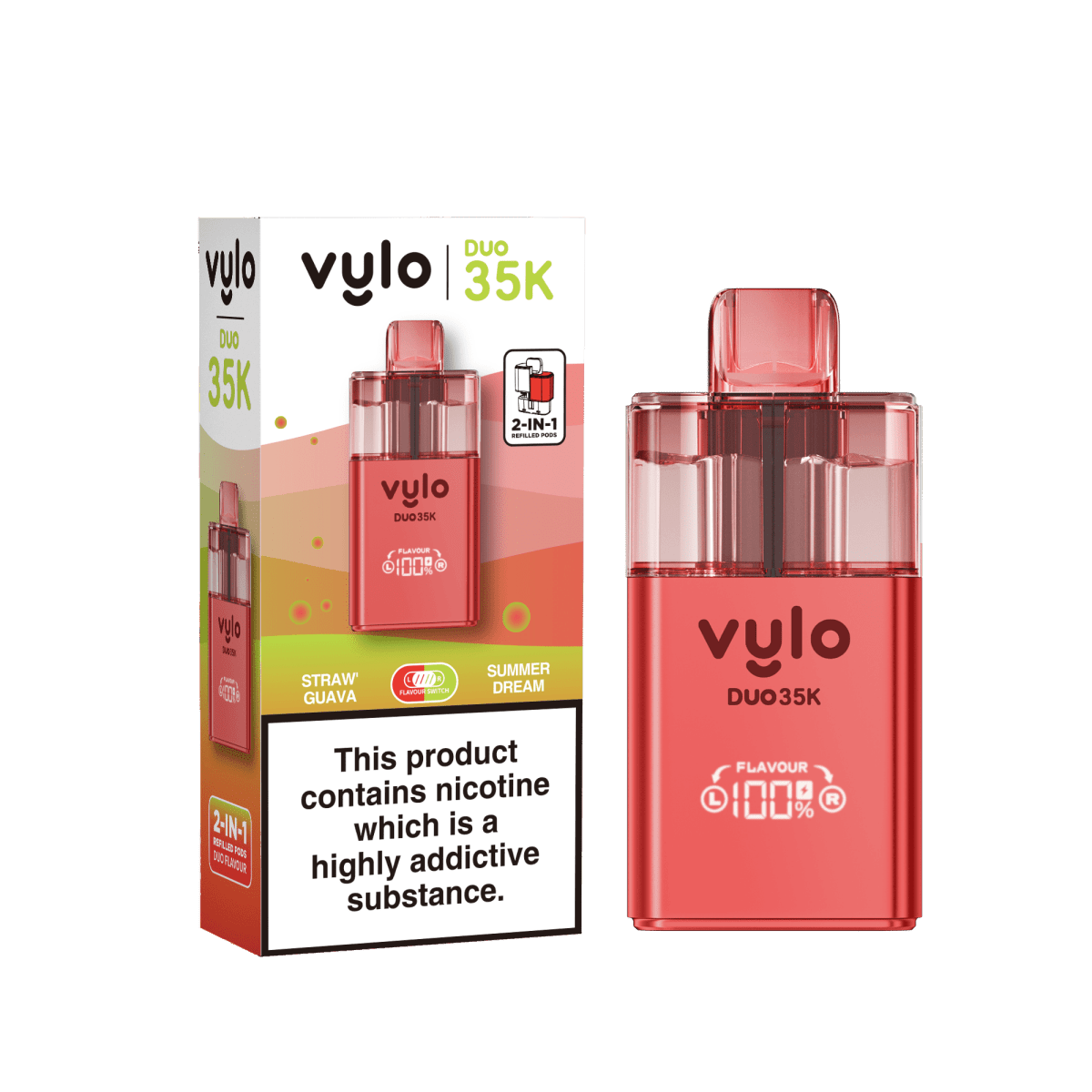 Vylo - Vylo Duo 35k Prefilled 2 in 1 Pod Vape (BOX OF 5) - The No1 Plug