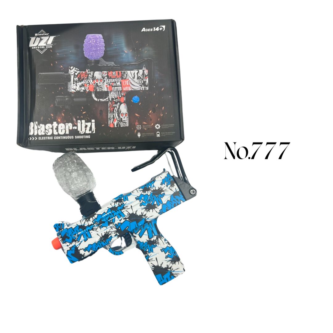 Shooting Elite - 777 Blaster UZI- Gel Bal Blaster Gun Pistol - Pack of 10 - theno1plugshop