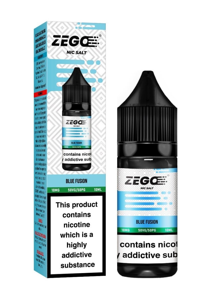 Blue Fusion Zego Nic Salt 10ml E-Liquid - Box of 10 