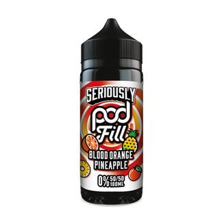 Doozy Vape Co - Seriously Pod Fill 100ml E-liquids - Blood Orange Pineapple