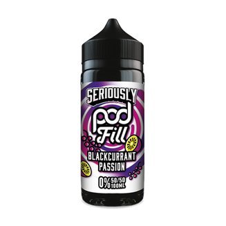 Doozy Vape Co - Seriously Pod Fill 100ml E-liquids Blackcurrent passion 