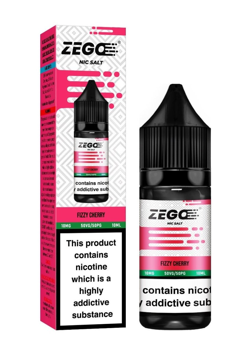 Fizzy Cherry Zego Nic Salt 10ml E-Liquid - Box of 10 