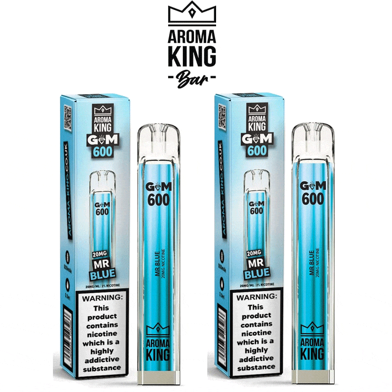 Aroma King - Aroma King Gem 600 Disposable Vape Pod Box of 10 - theno1plugshop