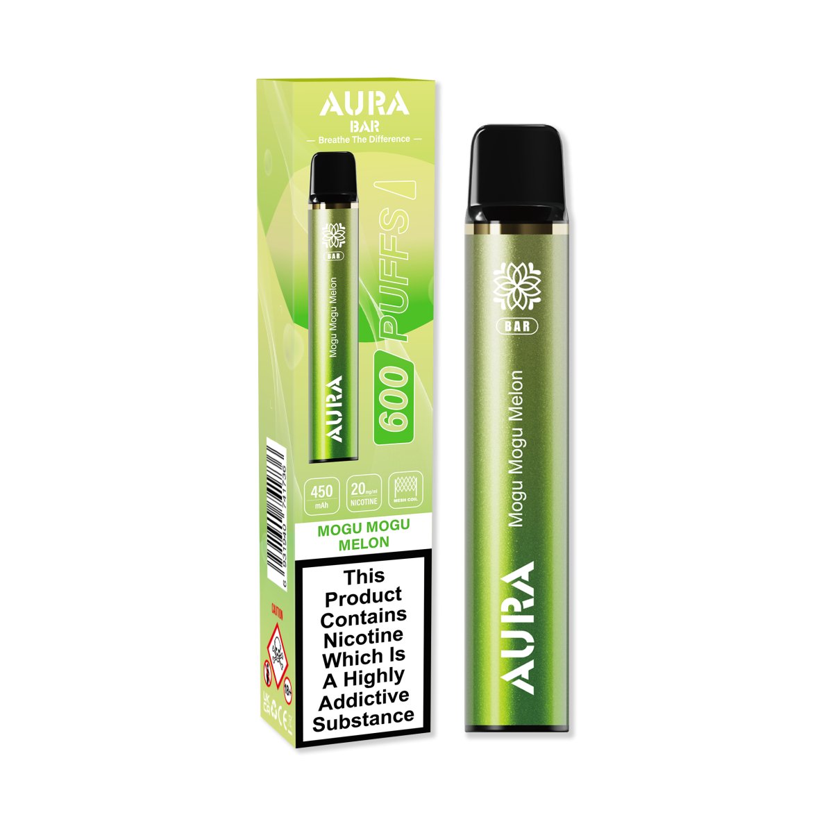 Crystal Prime - Aura Bar 600 Puffs Disposbale Vape By Crystal Prime - Box of 10 - theno1plugshop