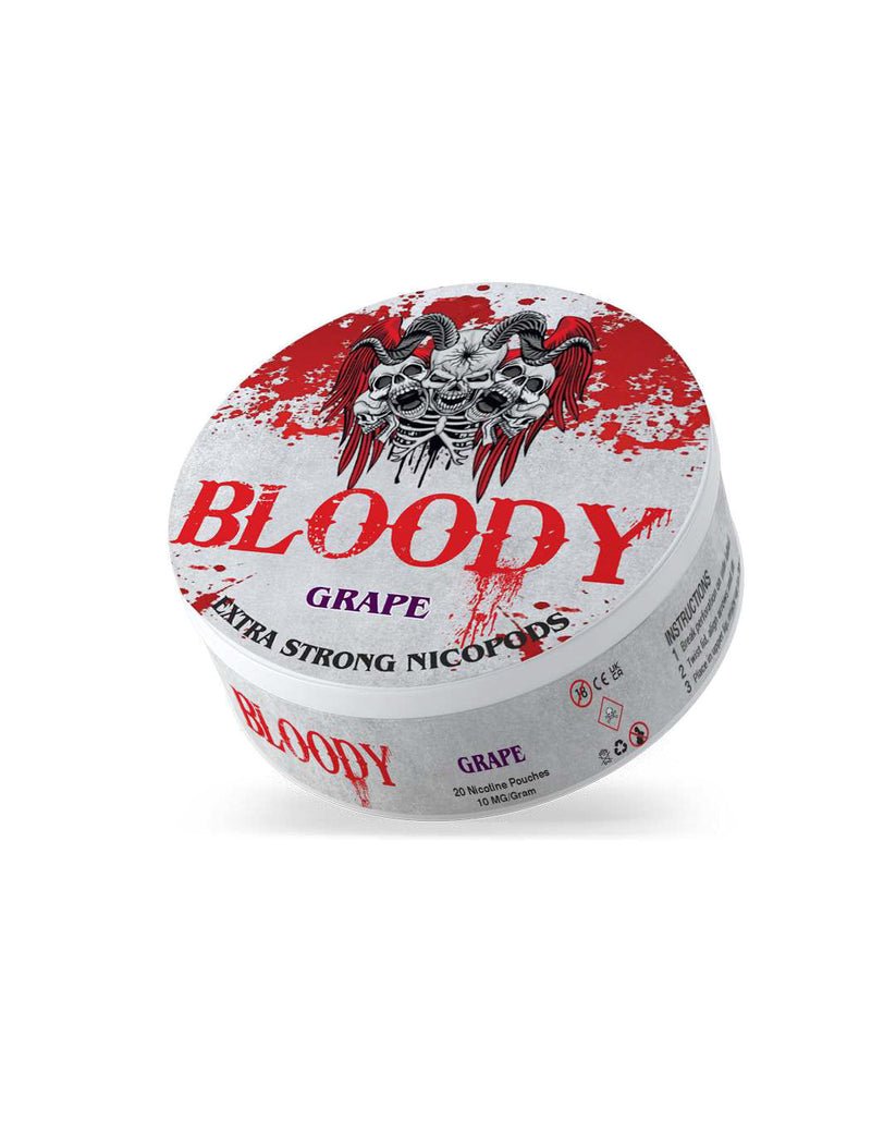 Bloody - Bloody Nicotine Pouches 20MG Box of 10 - theno1plugshop