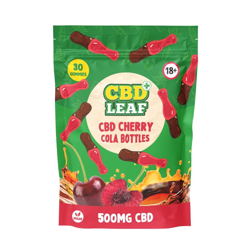 CBD Leaf - CBD LEAF GUMMIES 500MG Pack of 30 Gummies (225 grms) - theno1plugshop