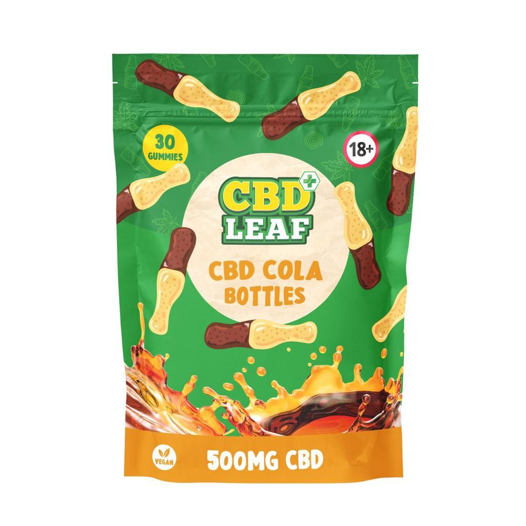 CBD Leaf - CBD LEAF GUMMIES 500MG Pack of 30 Gummies (225 grms) - theno1plugshop