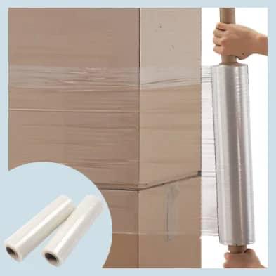 Unbranded - Clear Transparent Packing Wrap - 8 Rolls In Carton - (23 x 400 x200) - theno1plugshop