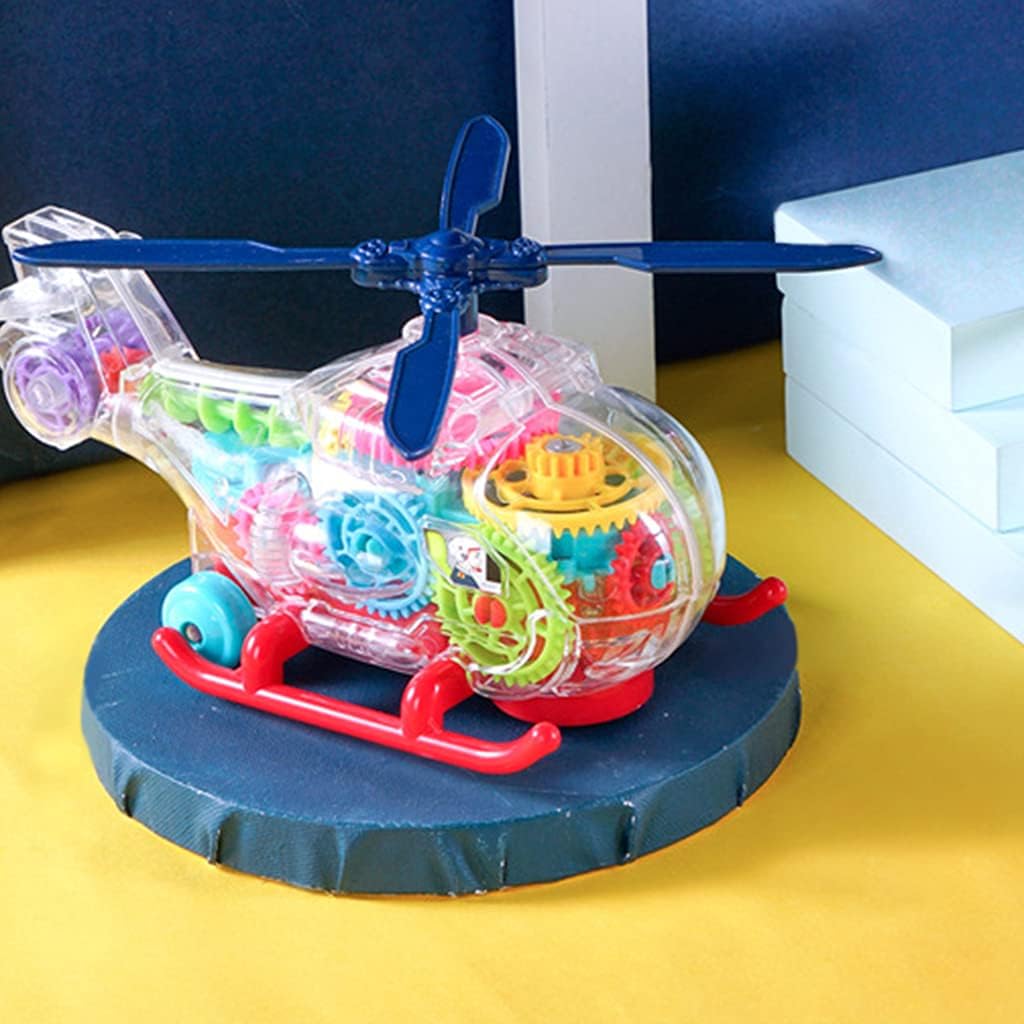 theno1plugshop - Colourful Mechanical Gear Helicopter Toy - theno1plugshop
