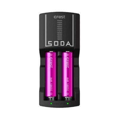 Efest - EFEST SODA DUAL BATTERY CHARGER - theno1plugshop