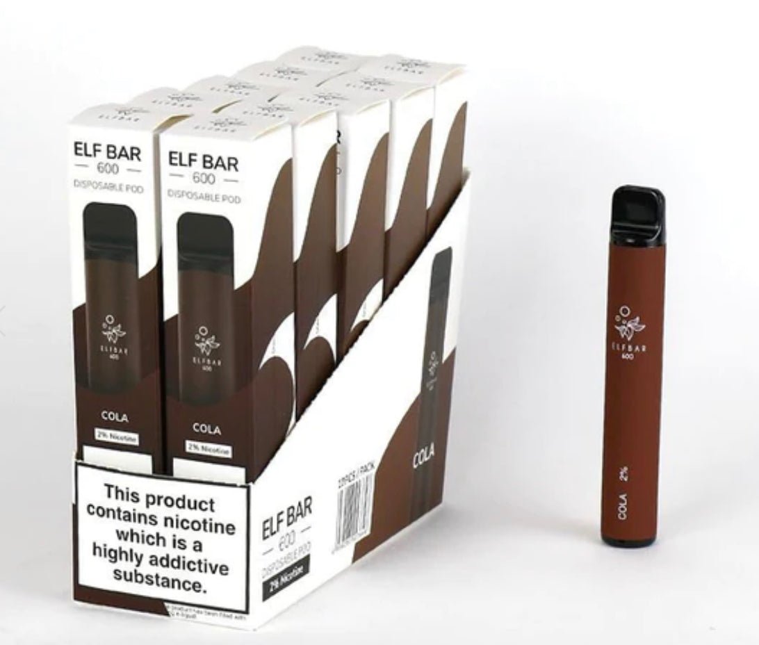ELF BAR - Elf Bar 600 Puffs Disposable Vape Pods Pack of 10 - theno1plugshop