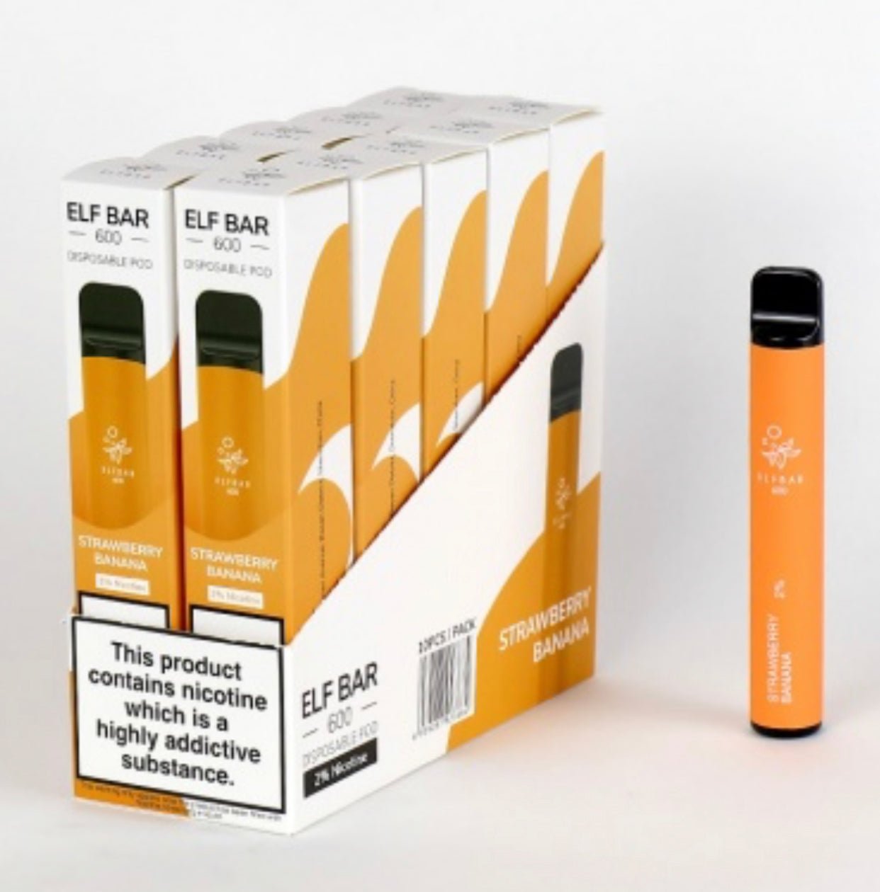 Elf Bar 600 Puffs Disposable Vape Pod (BOX OF 10) - theno1plugshop Elf Bar 600 Puffs Disposable Vape Pod (BOX OF 10) - theno1plugshop