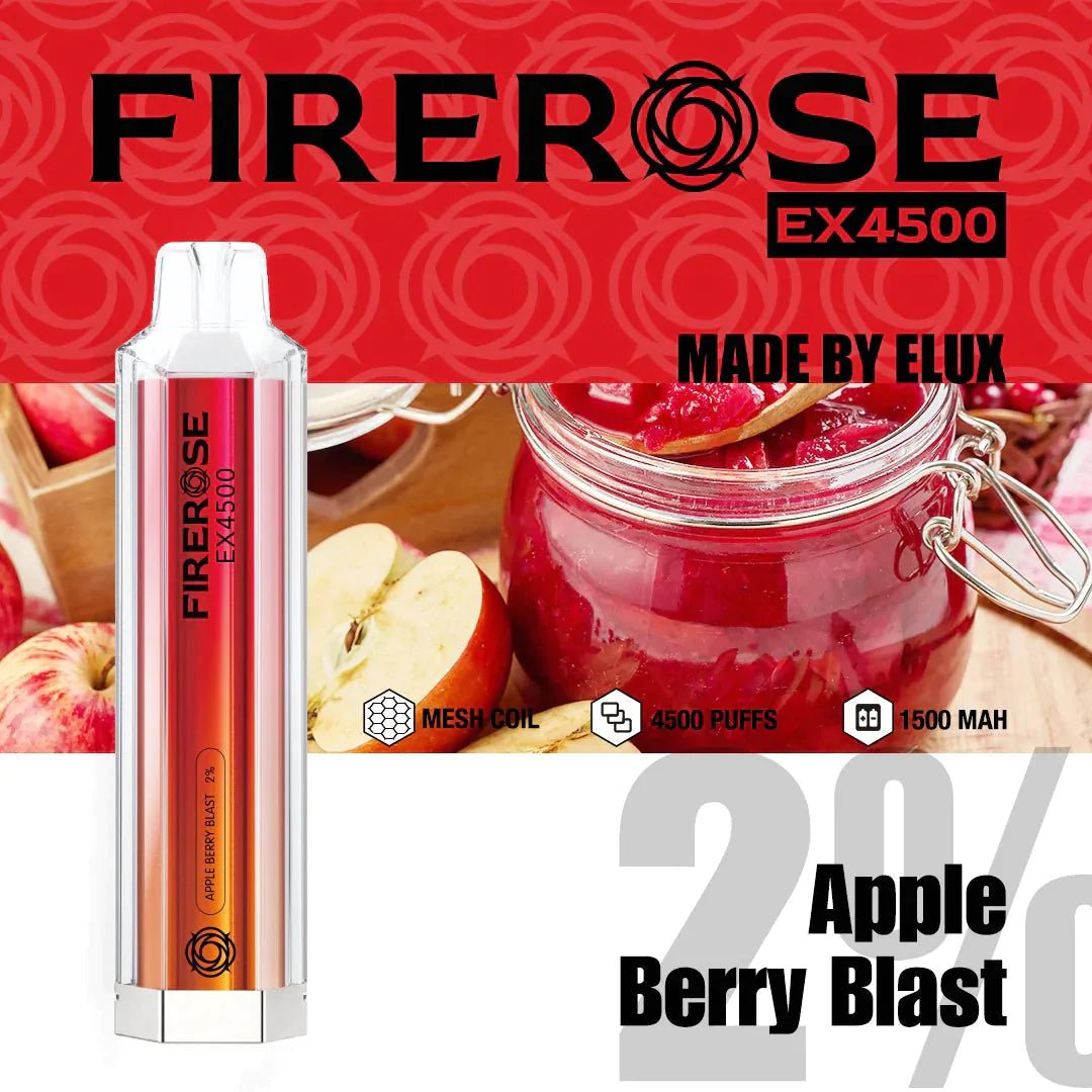 Elux Firerose EX4500 Disposable Vape Pod (BOX OF 10) Elux Firerose EX4500 Disposable Vape Pod (BOX OF 10)