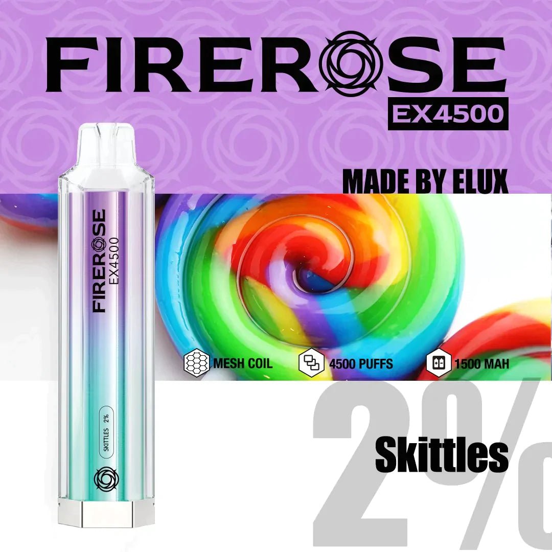 Elux - Elux Firerose EX4500 Disposable Vape Pod Box of 10 - theno1plugshop