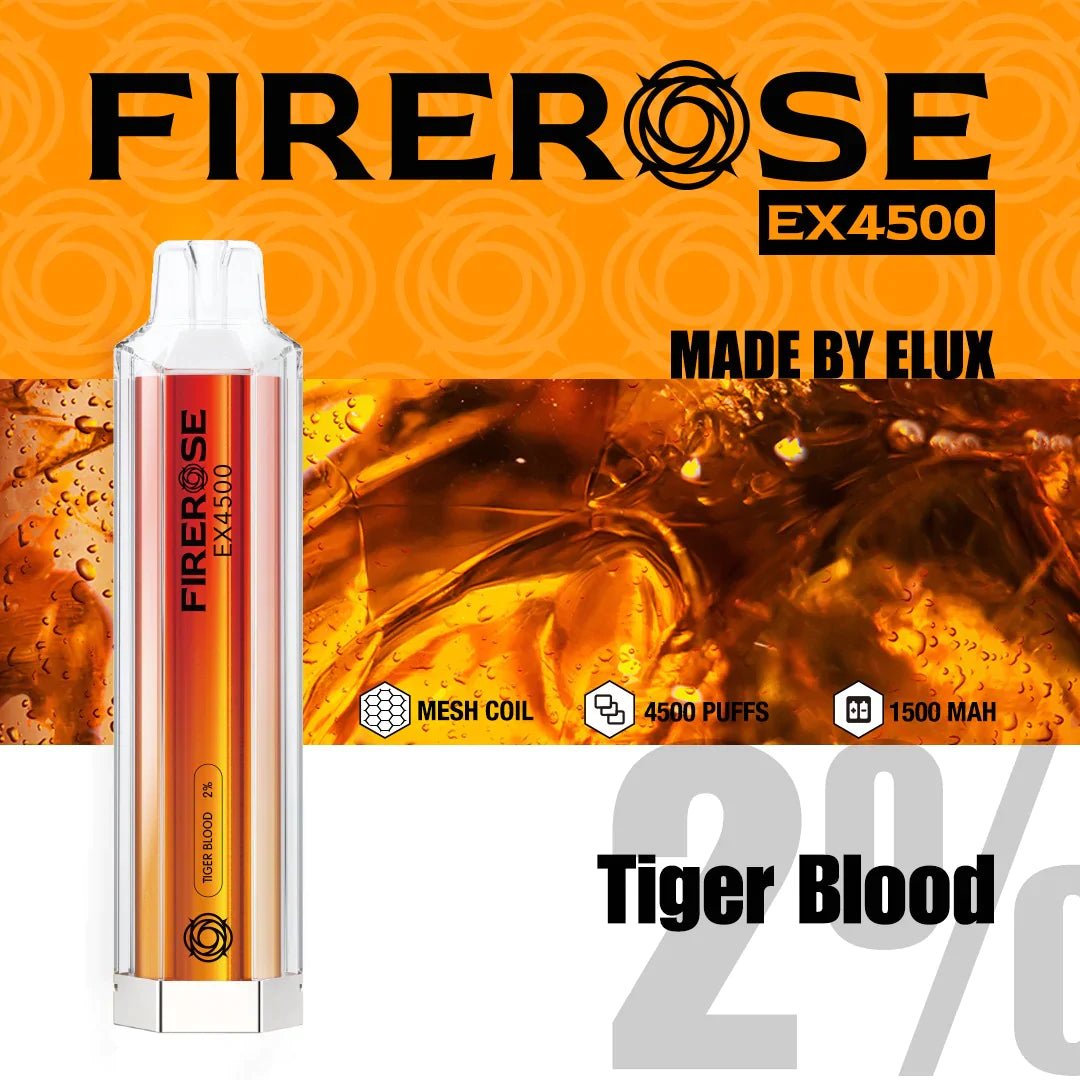 Elux - Elux Firerose EX4500 Disposable Vape Pod - theno1plugshop