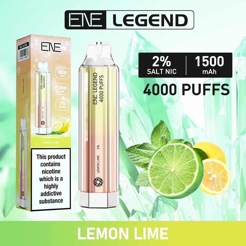 ENE Legend - ENE Crystal Legend 4000 Disposable Vape Pod Device Kit - theno1plugshop