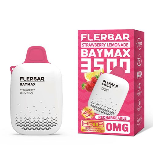 Flerbar - Flerbar Baymax 3500 Disposable Vape Puff Pod Kit - Zero Nicotine - theno1plugshop