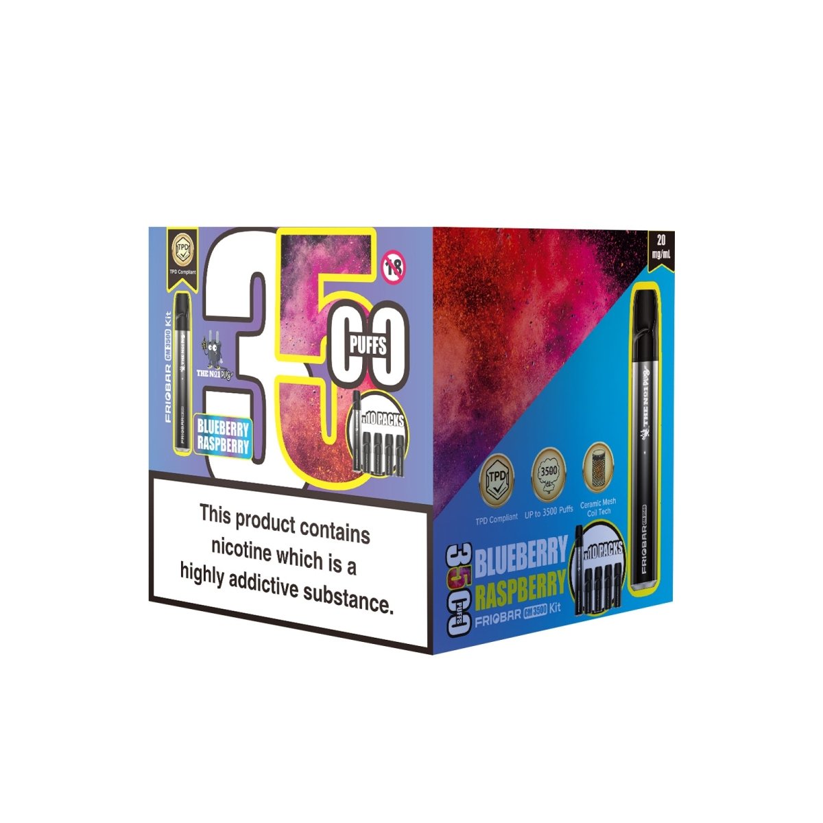 FreeMax - Freemax Friobar CM3500 Pre-filled Pod Kit (BOX OF 10) - theno1plugshop