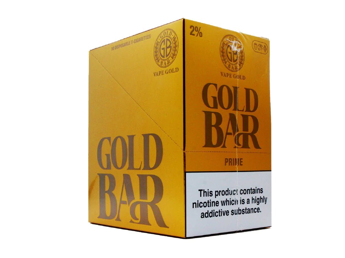 Gold Bar - Gold Bar 600 Disposable Vape Pod (BOX OF 10) - theno1plugshop