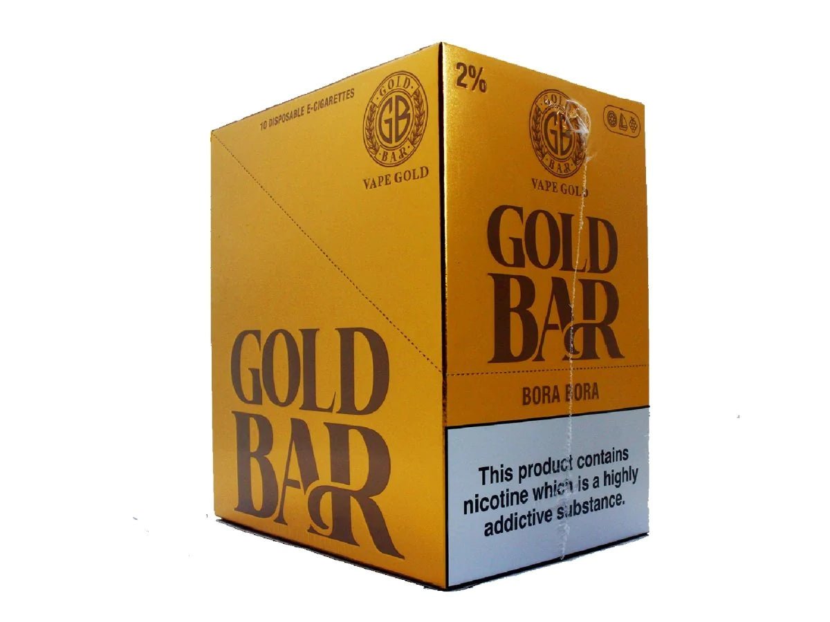 Gold Bar - Gold Bar 600 Disposable Vape Pod (BOX OF 10) - theno1plugshop