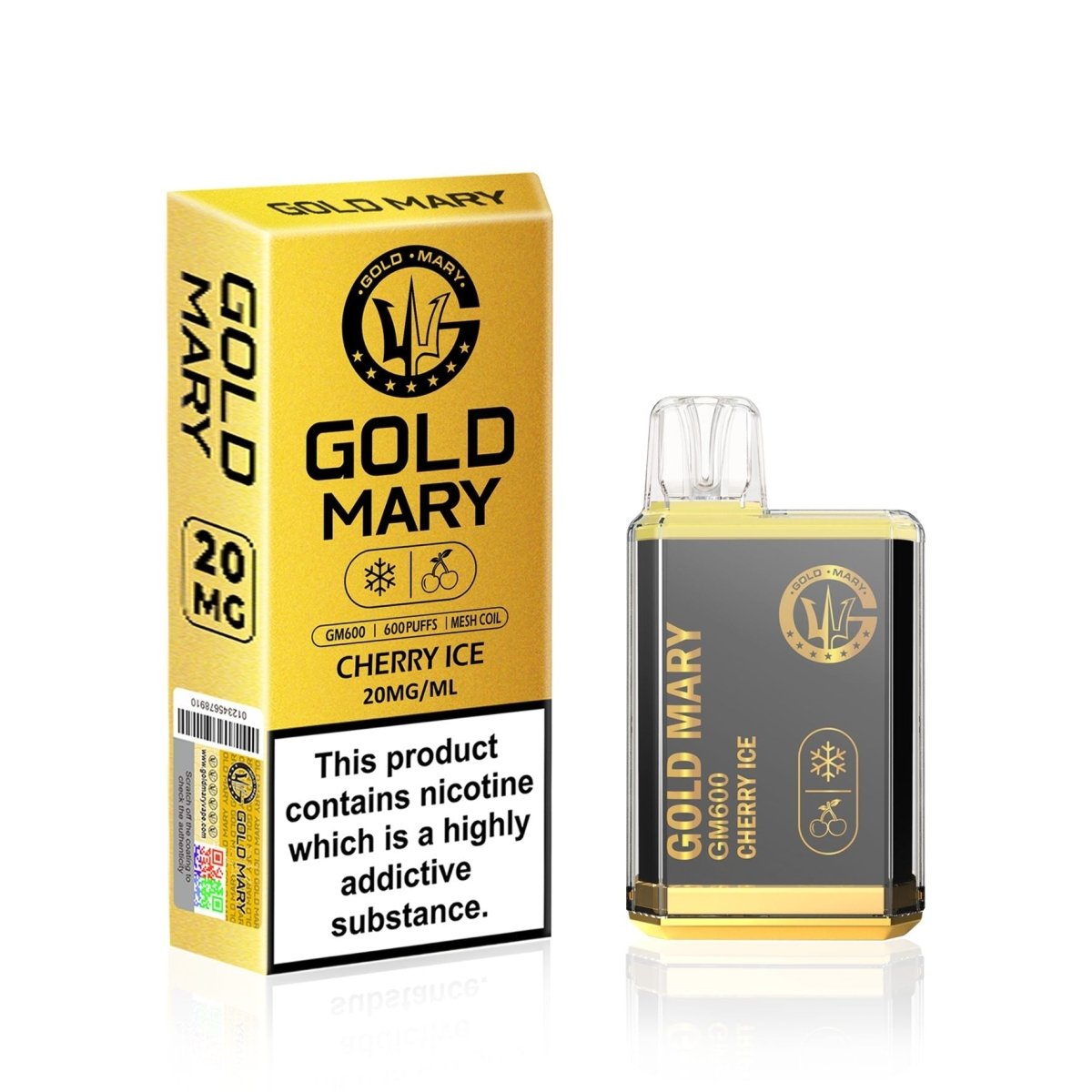 Gold Mary - Gold Mary GM600 Disposable Vape Puff Bar Pod Device - theno1plugshop