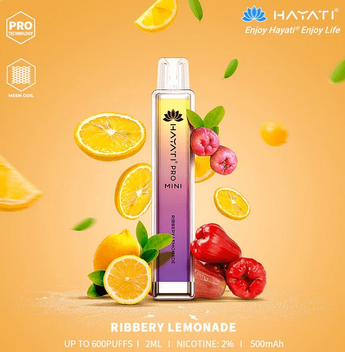 Hayati - Hayati Mini Pro 600 Disposable Vape Puff Pod Device - theno1plugshop