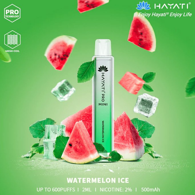 Hayati - Hayati Mini Pro 600 Disposable Vape Puff Pod Device - theno1plugshop