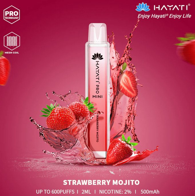 Hayati - Hayati Mini Pro 600 Disposable Vape Puff Pod Device - theno1plugshop